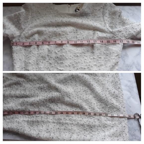 New Maia Size 6 Snowflake Cocktail Dress Textured - Picture 5 of 7